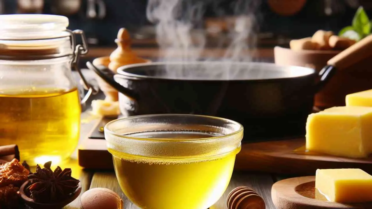 ghee with warm water