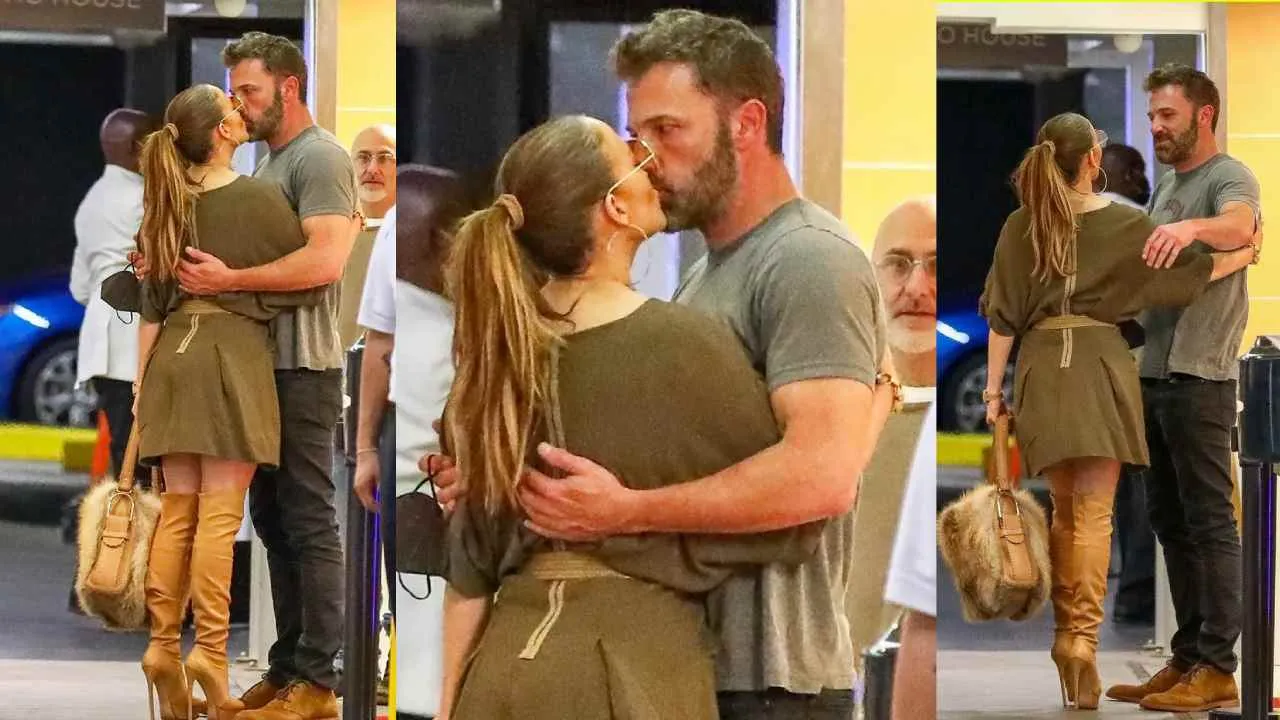 Jennifer Lopez And Ben Affleck Lip-Lock