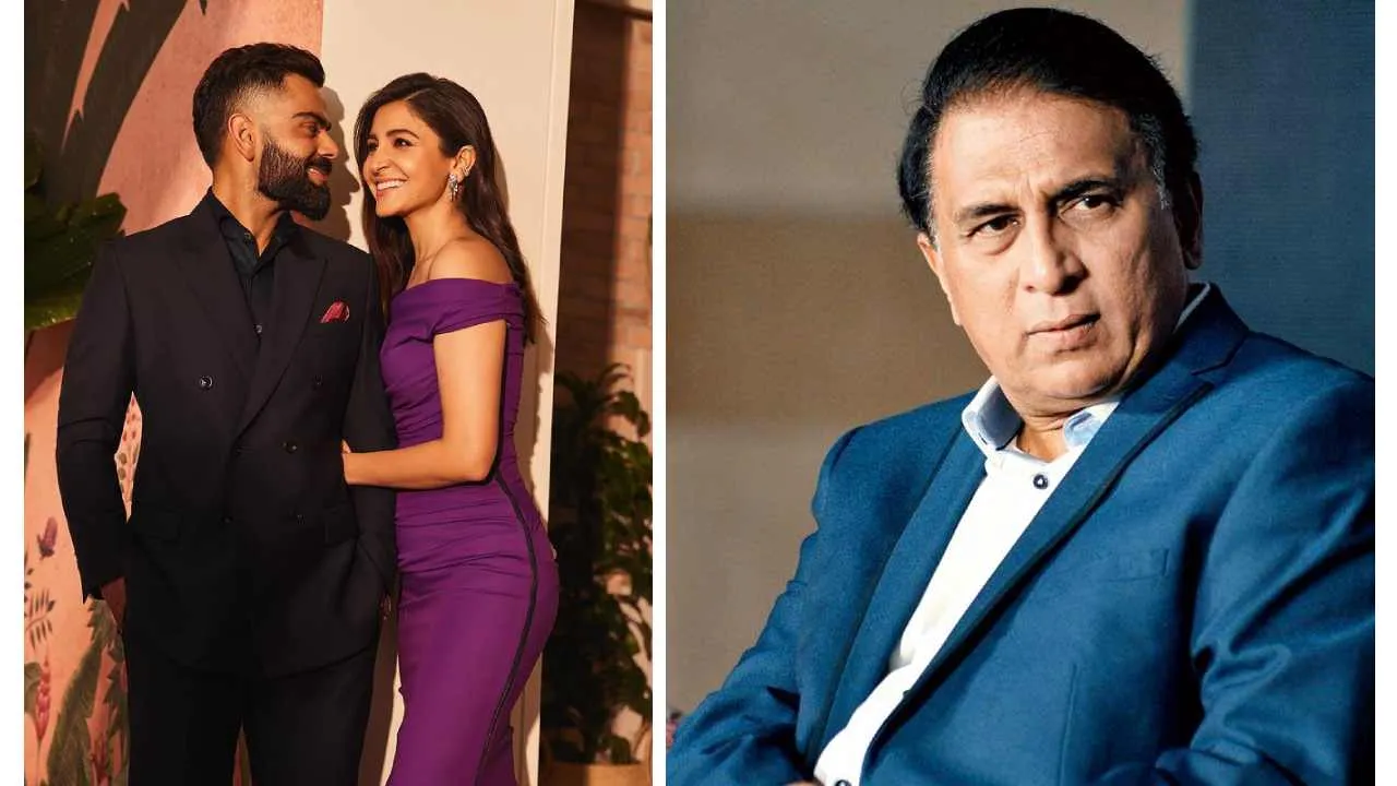  Anushka Sharma and Sunil Gavaskar