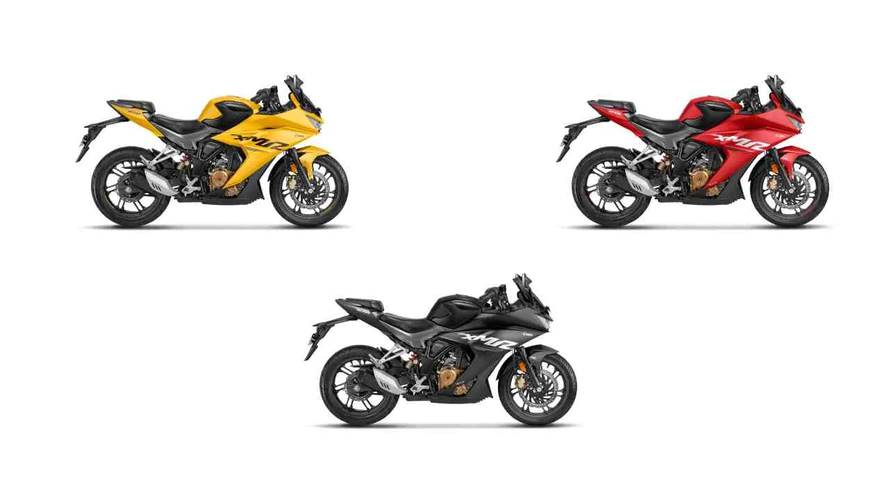 Hero MotoCorp offers the Karizma XMR 210 in three attractive color options: