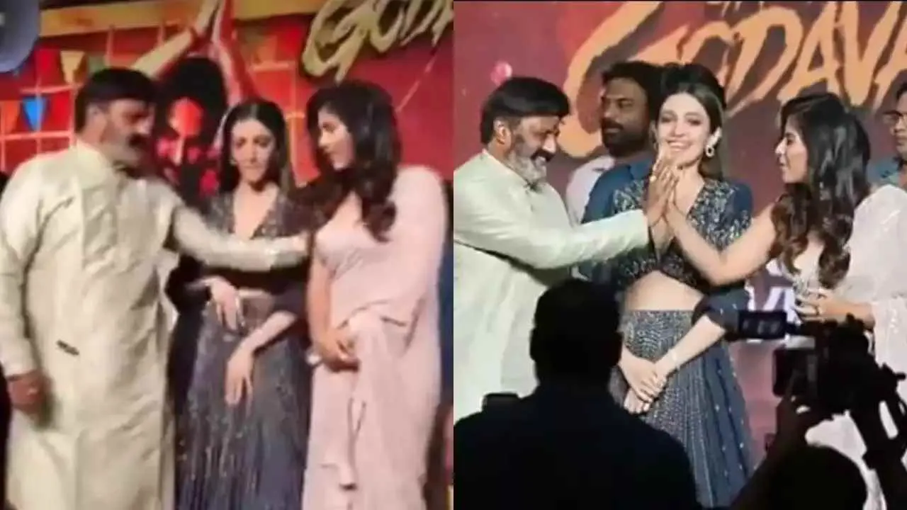 Telugu Star Nandamuri Balakrishna Trolled for Pushing Actress Anjali