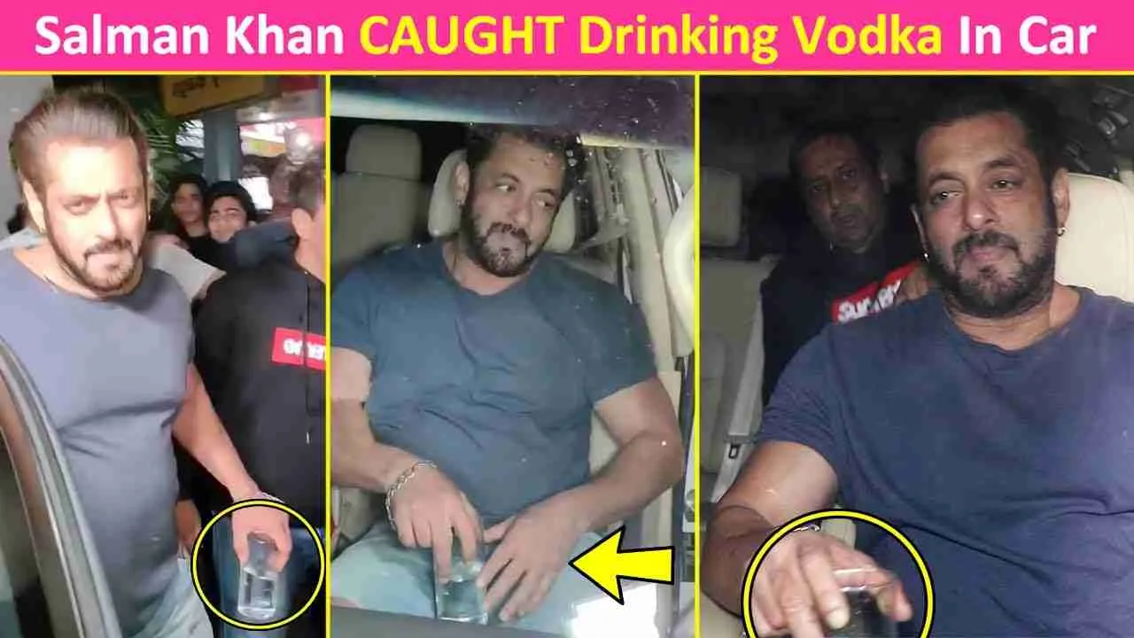 Salman Khan Drinking vodka