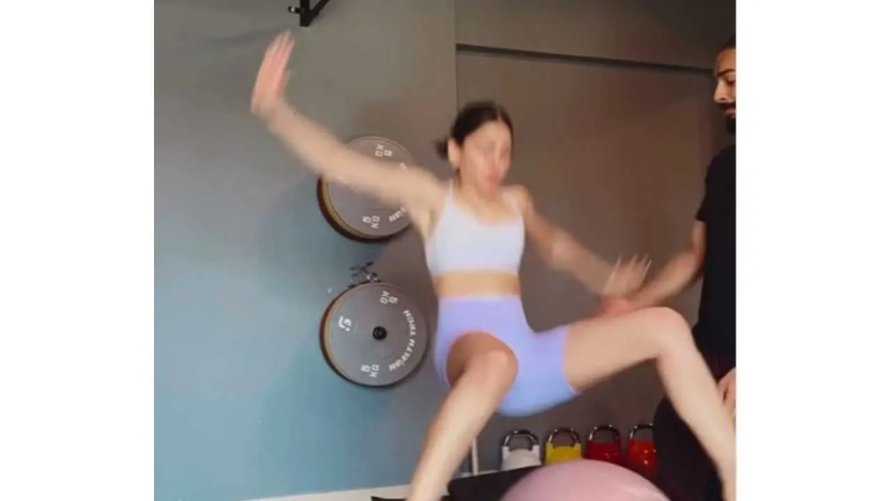 Accident with Alaya F in the gym