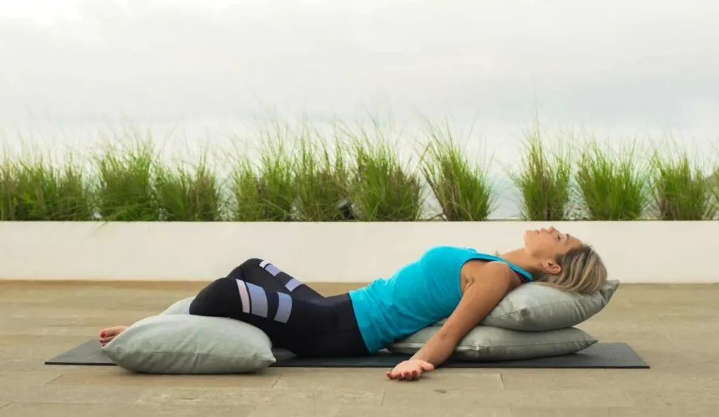 Reclined Butterfly Pose