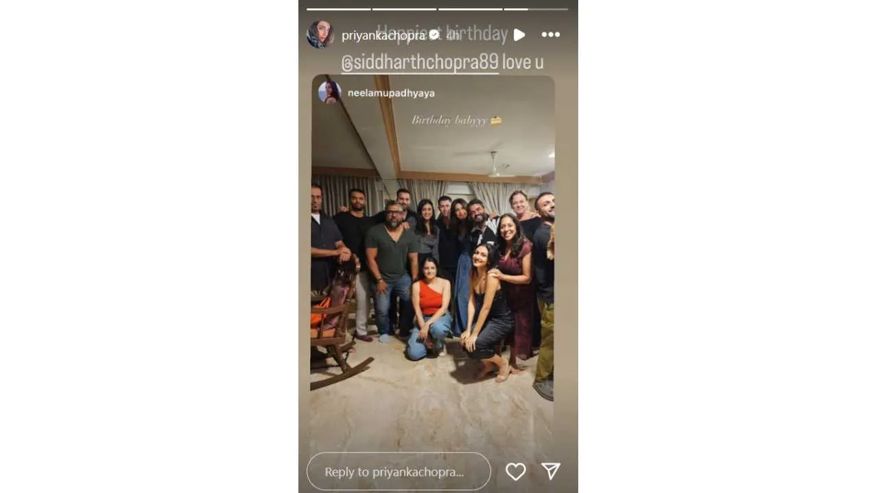 Priyanka Chopra and Nick Jonas Party with Family Before Attending Ambani Wedding