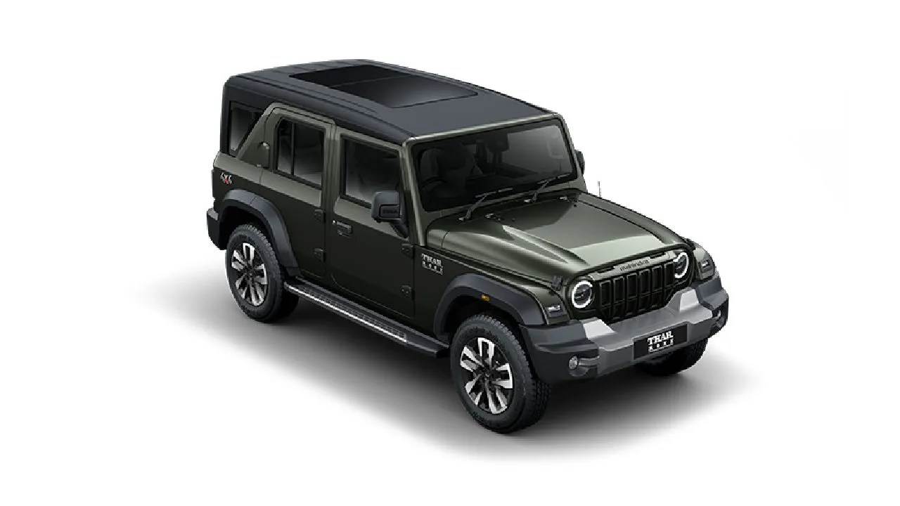 Buy Mahindra Thar Roxx at a down payment of Rs 2 lakh