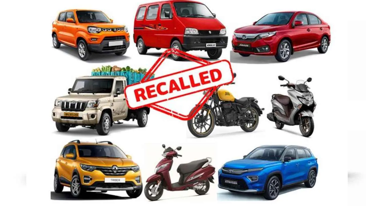 Big cases of vehicle recall