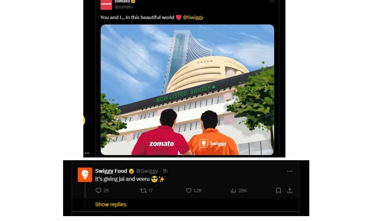 Zomato Beautiful Welcome as Swiggy