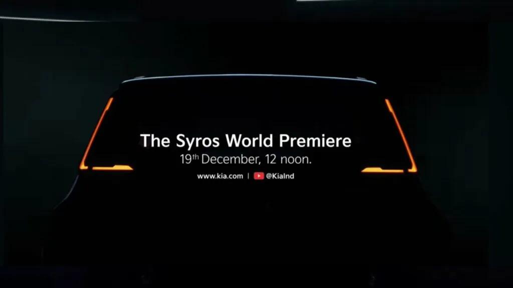 Kia Syros Price and Delivery Date