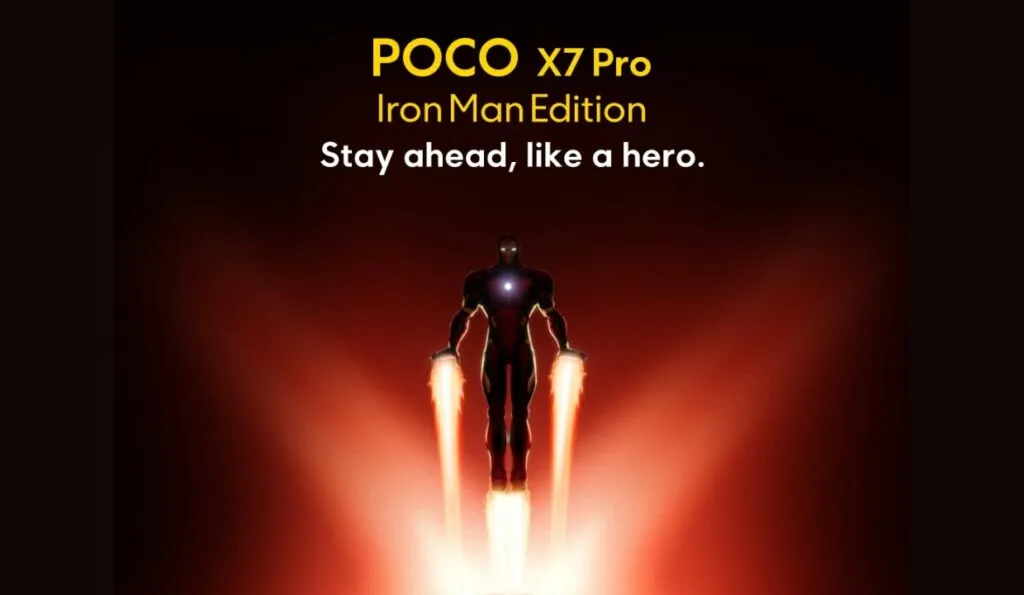 POCO X7 Pro Iron Man Edition