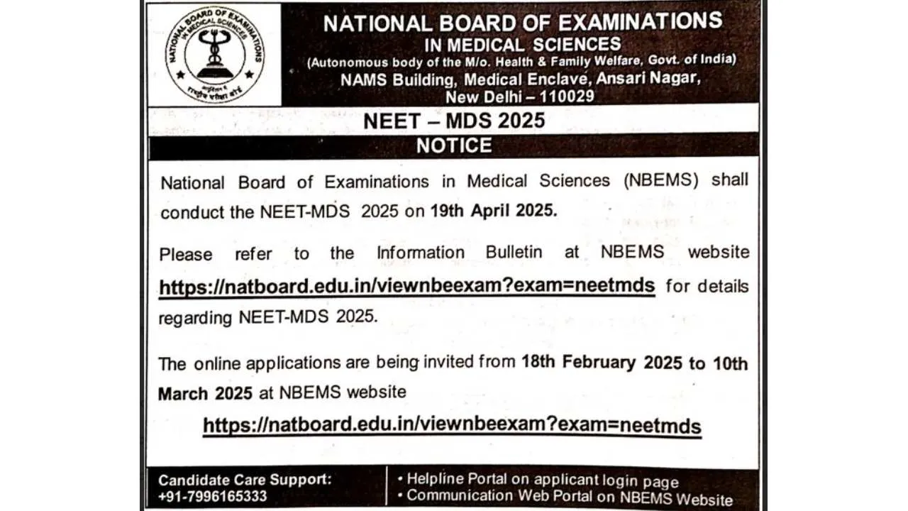 NEET MDS 2025