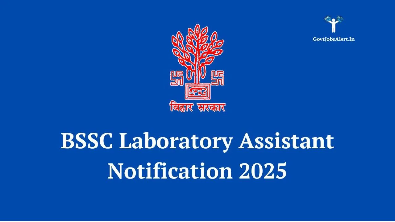 BSSC Lab Assistant Recruitment 2025