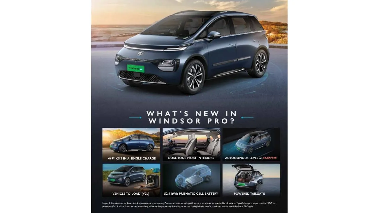 JSW MG Windsor Pro EV