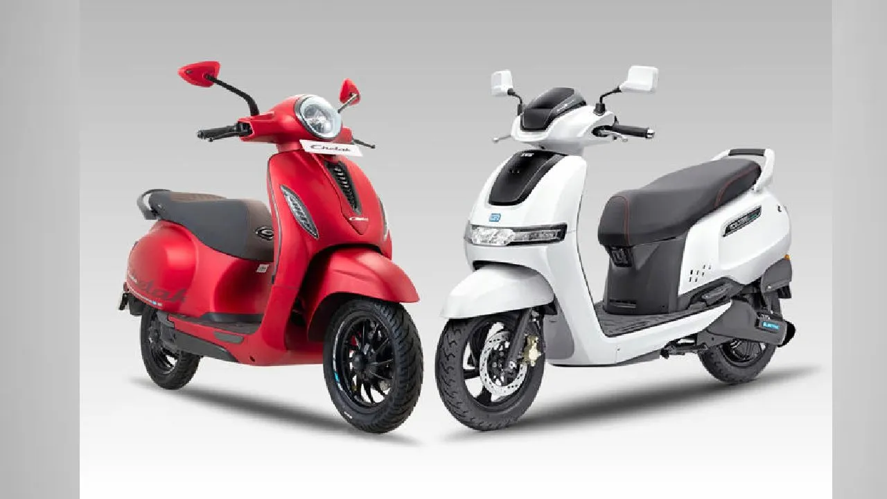 TVS iQube vs Bajaj Chetak 3503