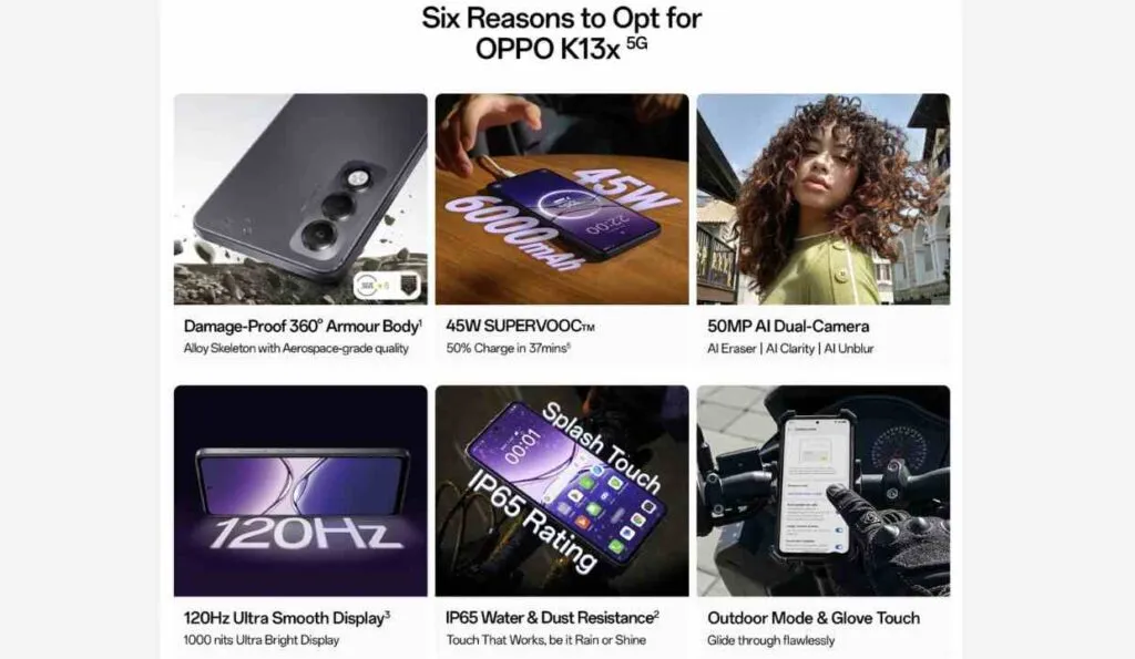 OPPO K13x 5G