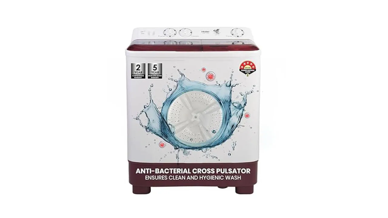 Haier 7 Kg 5 Star Semi-Automatic Top-Load Washing Machine