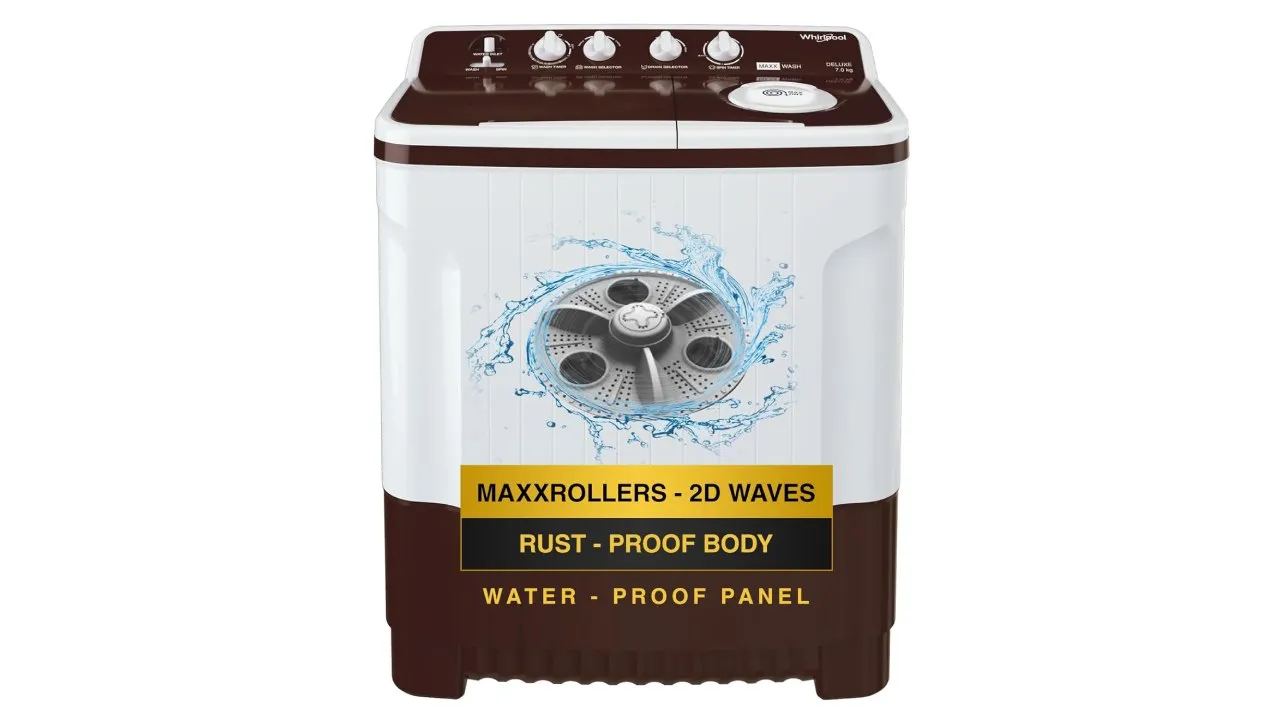 Whirlpool 7 Kg 5 Star Magic Clean Semi Automatic Top Load Washing Machine