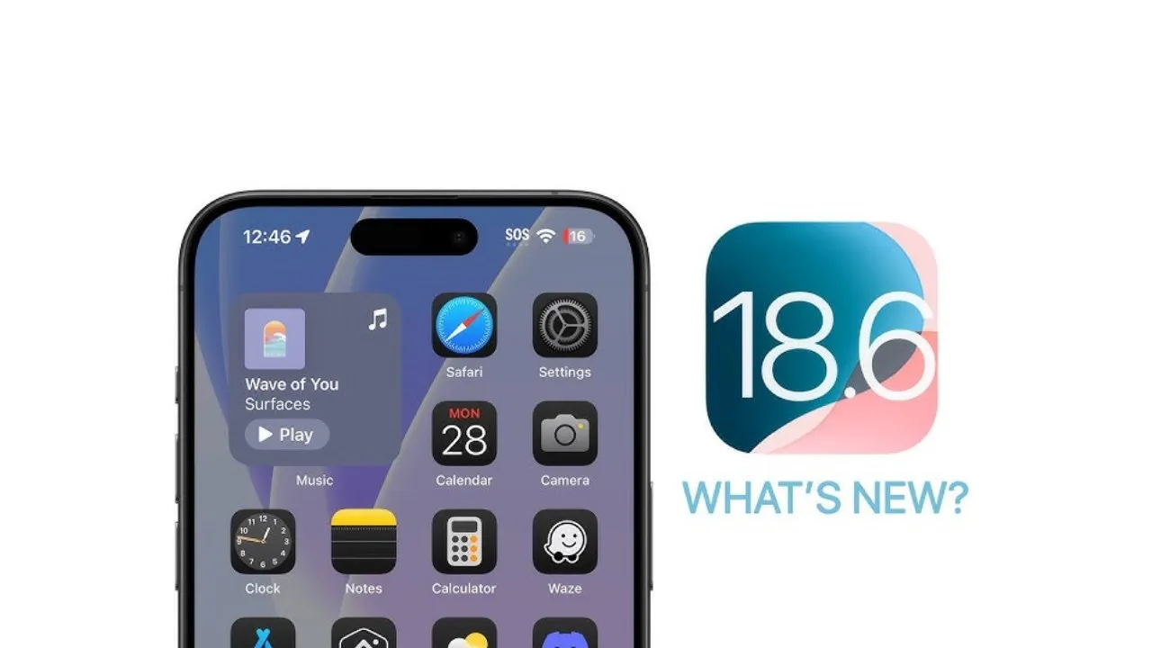 new iOS 18.6 update 