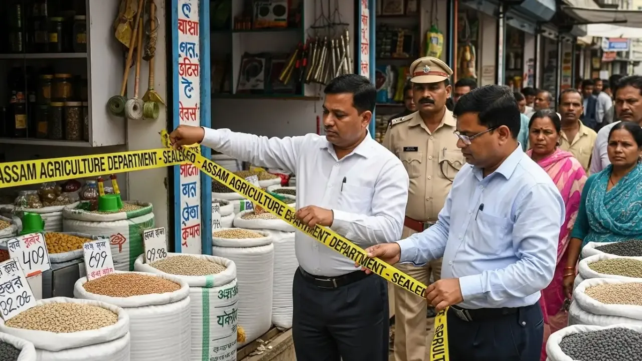 Agriculture department sealing illegal seed shops in Nagaon