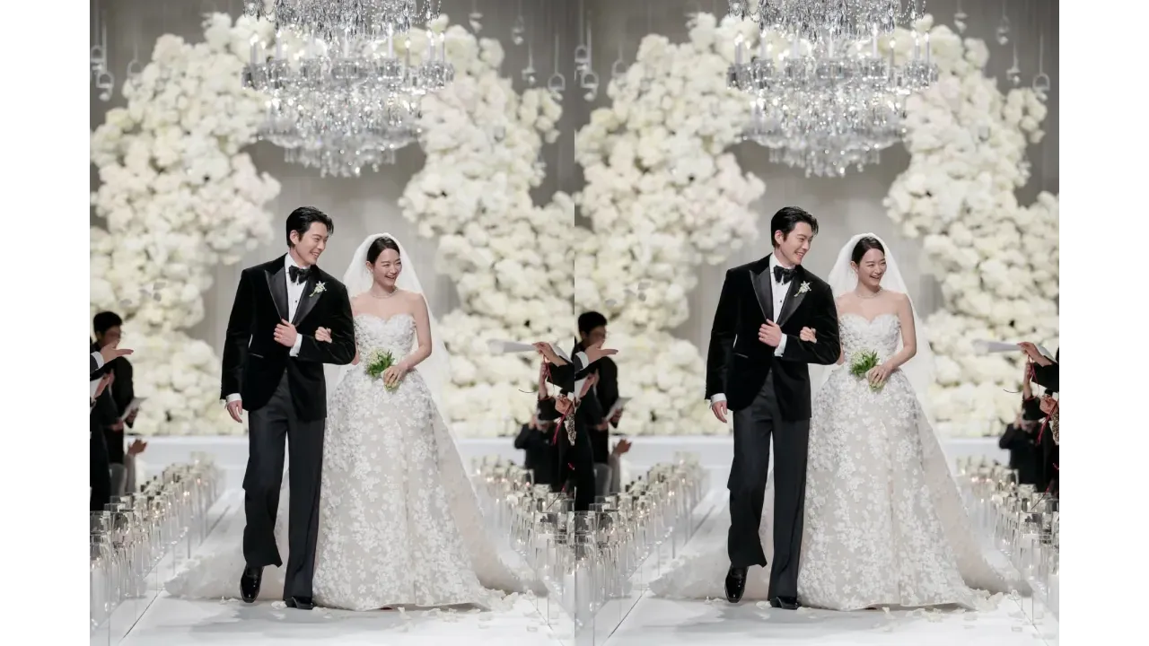 Shin Min-Ah Wedding Look Steals the Spotlight at Shilla Hotel Seoul