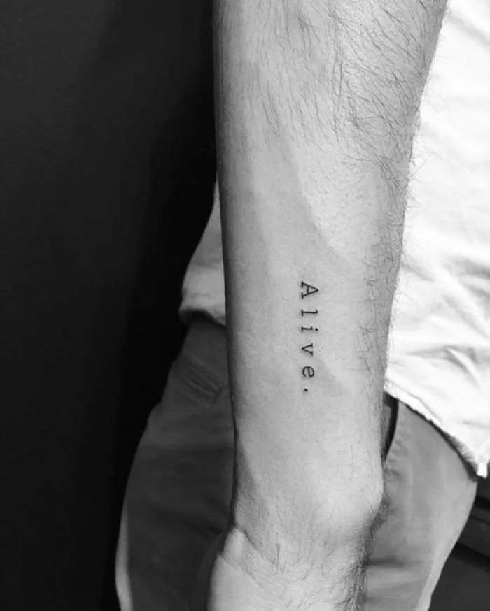 alive tattoo