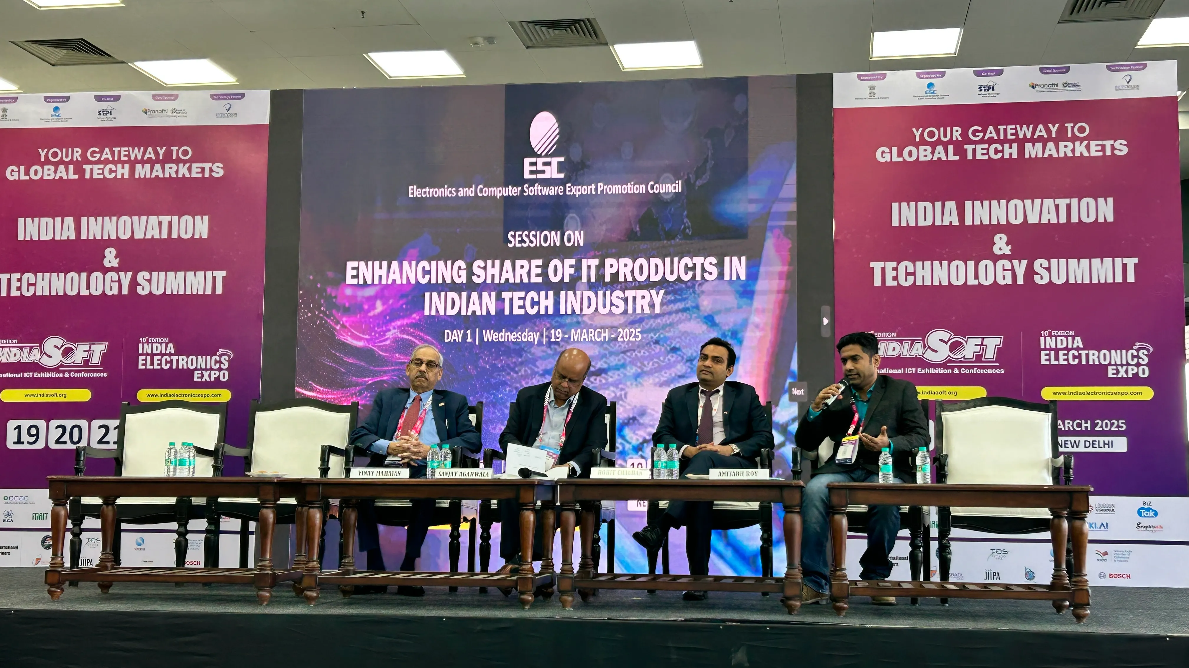 Amitabh Roy Speaking at a Tech Conference