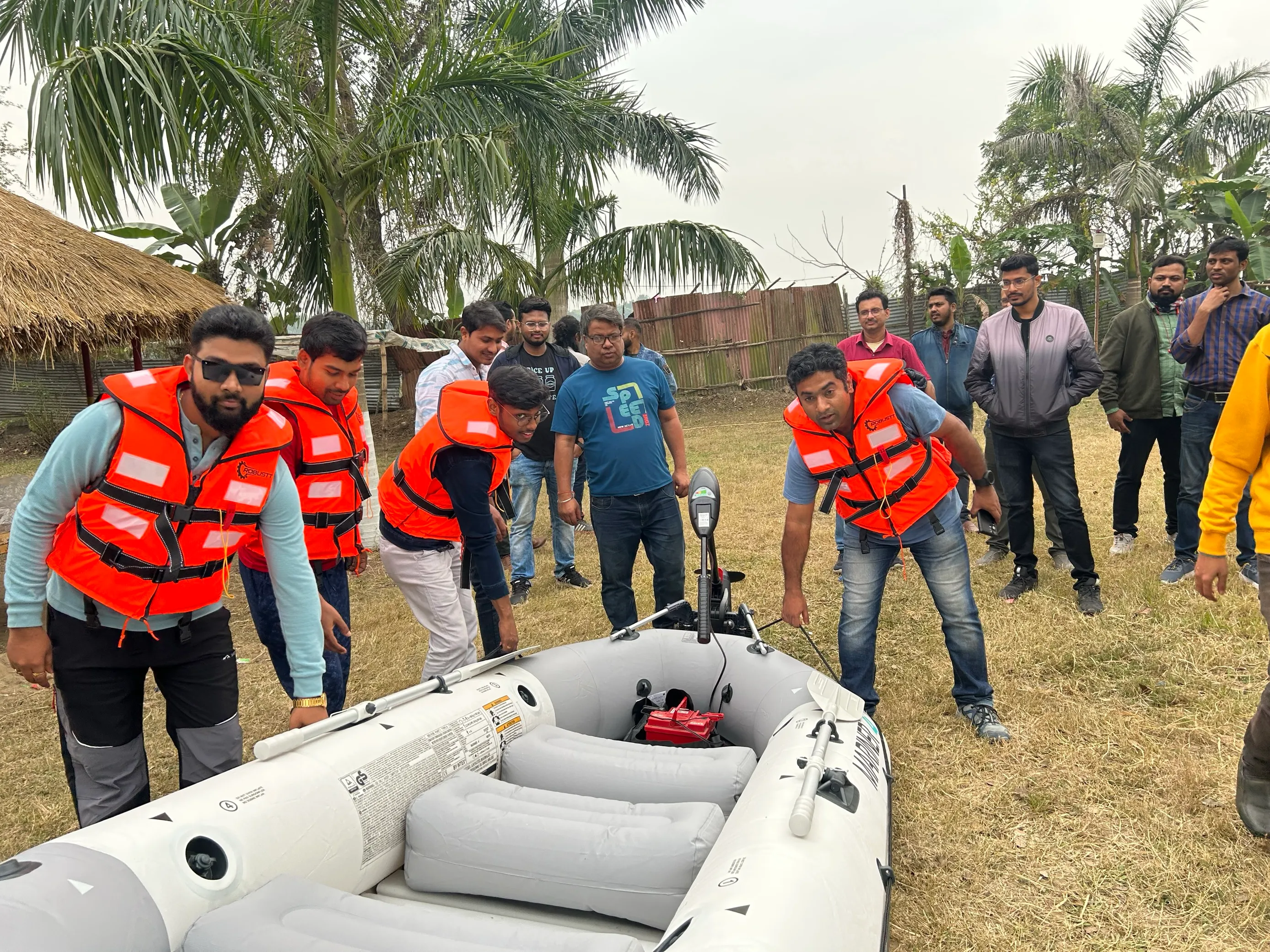 CodelogicX Team Members During an Outbound Activity