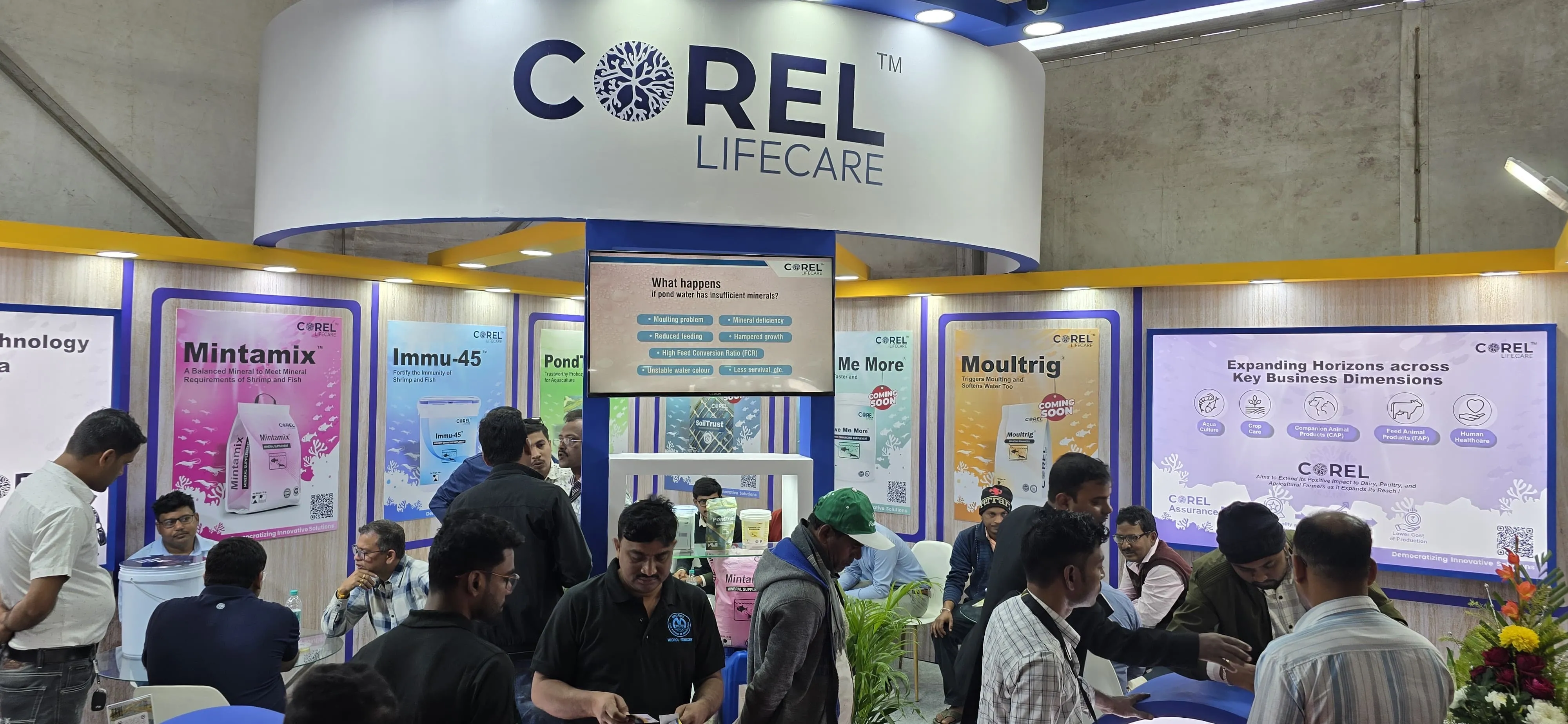 Corel Lifecare's Booth in an Exhibition