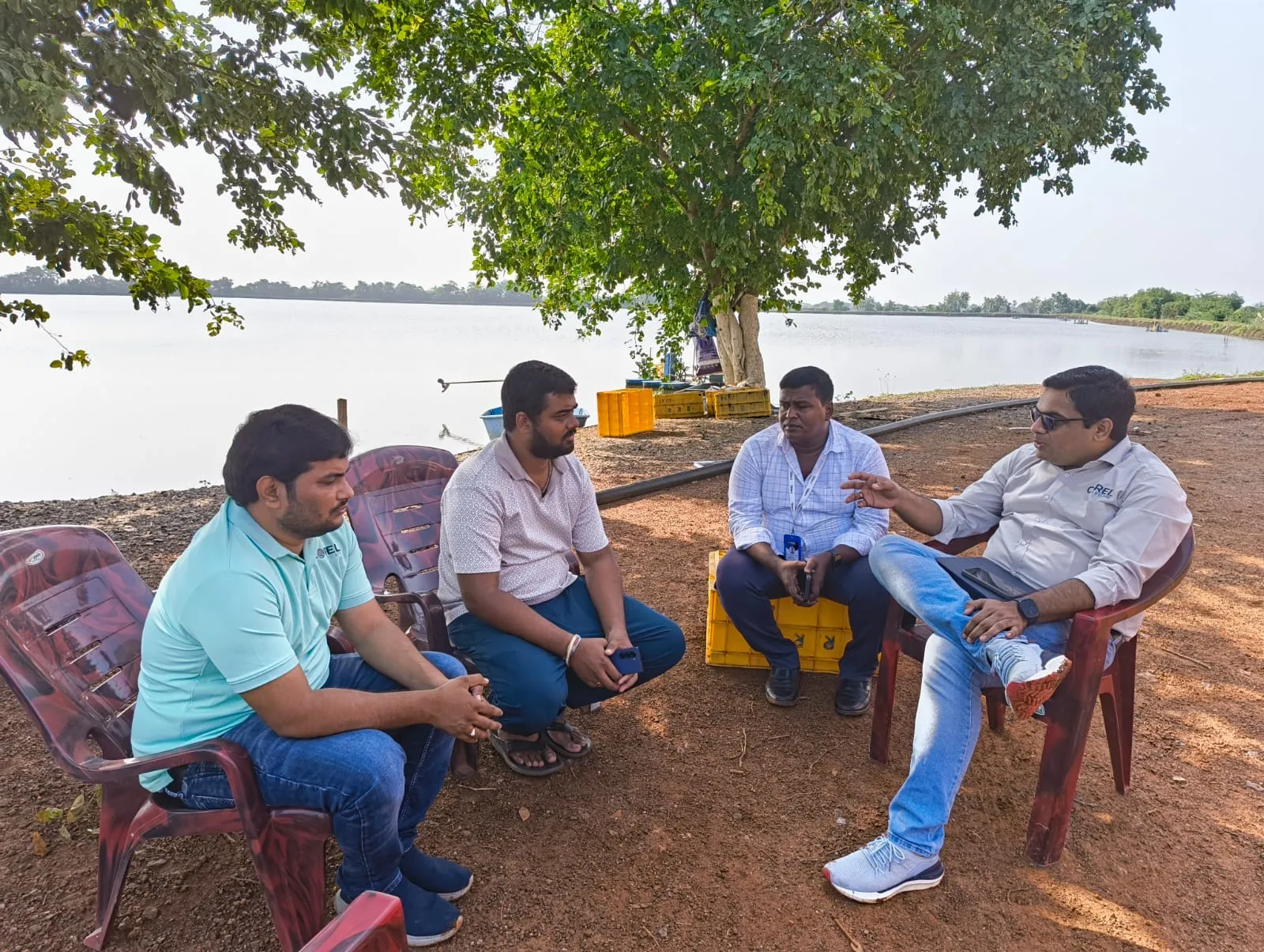 Corel Lifecare on Ground Team with Farmers