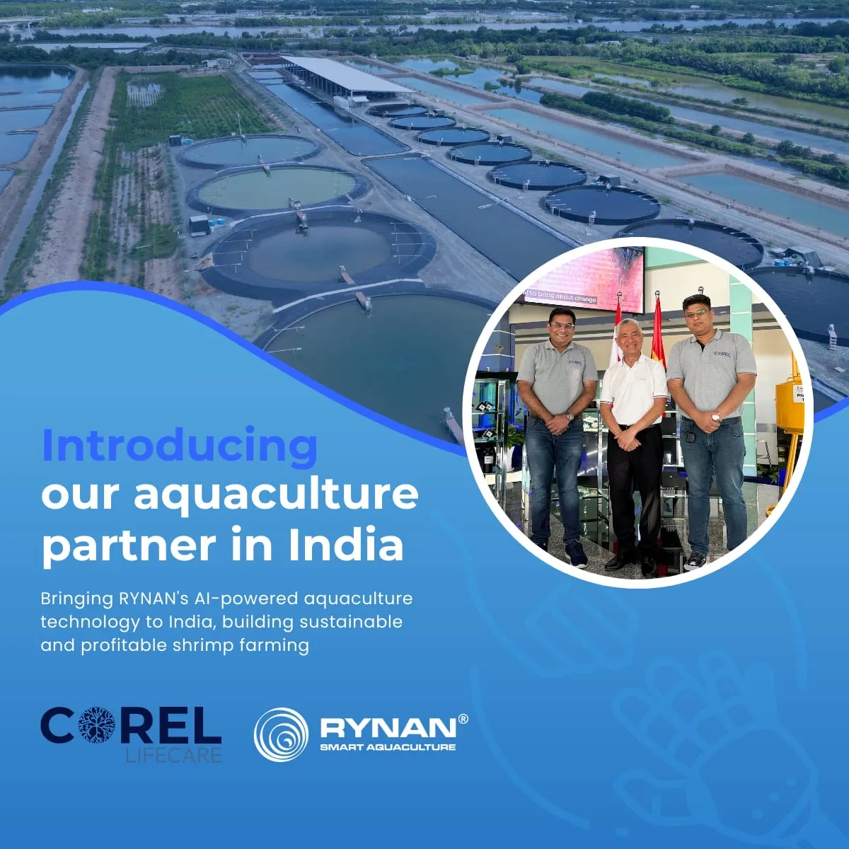Corel Lifecare's partnership with RYNAN Aquaculture