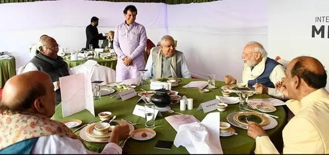 PM Narendra Modi enjoying RD'z Bakery Millet Cake