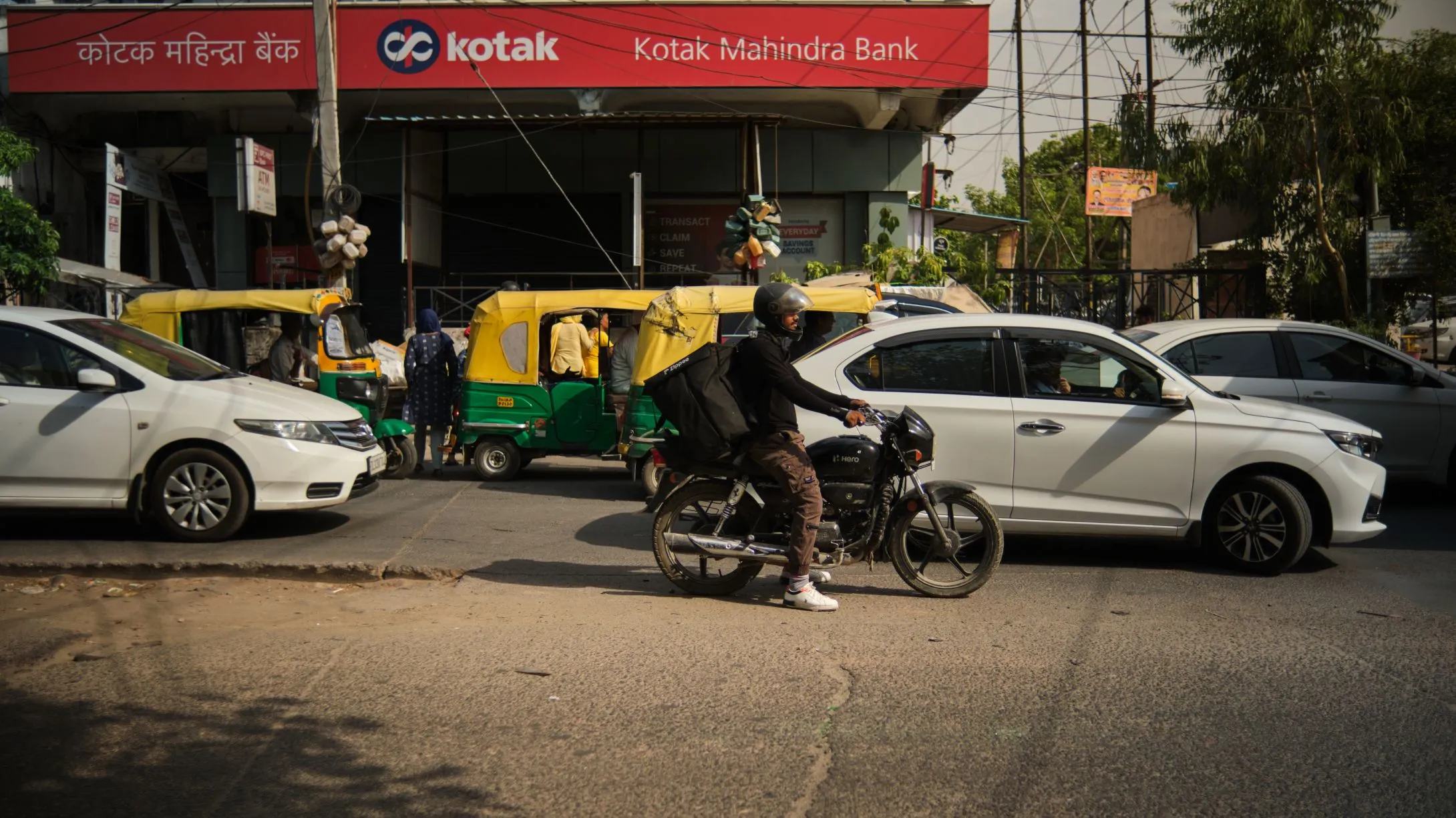 A Zippee rider at work