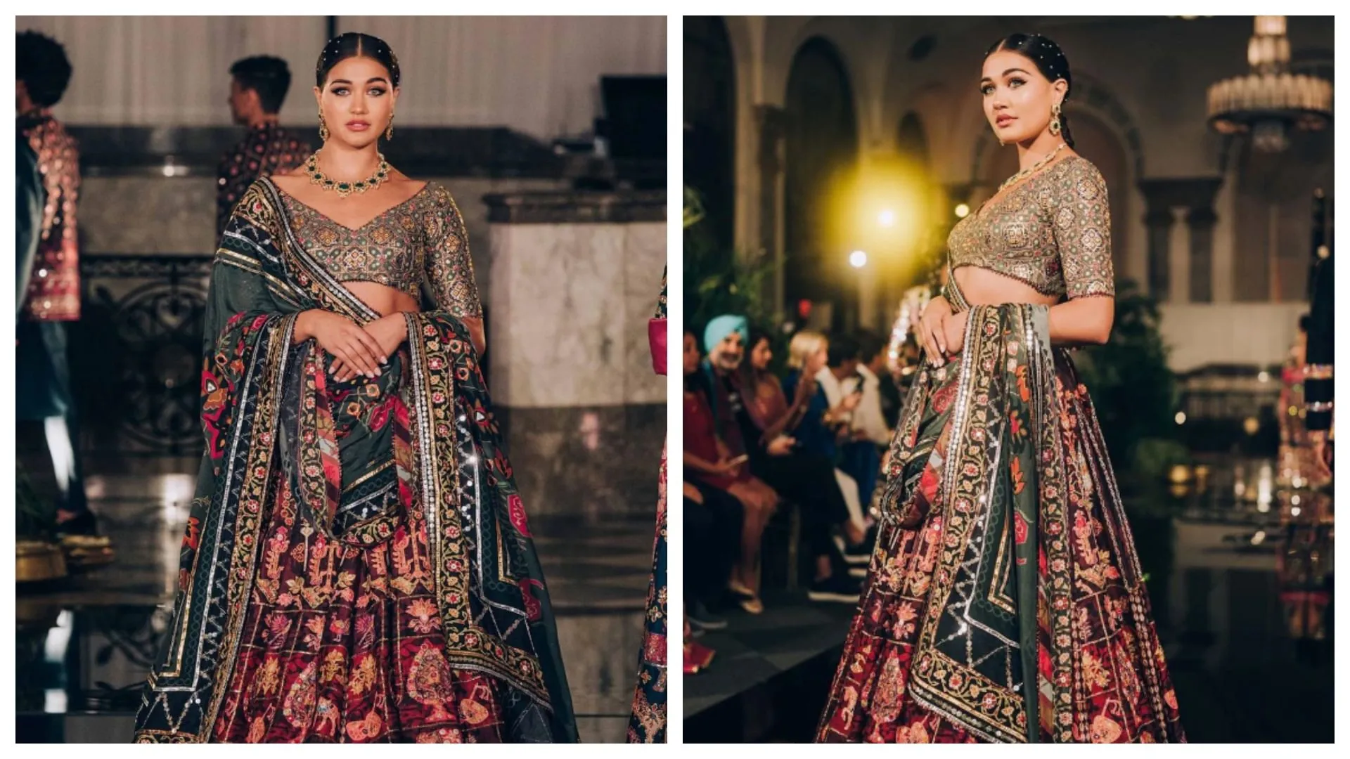 Aneesa Sheikh:फैशन के जरिए भारत-पाक की दूरियां मिटाना चाहती है ये एक्ट्रेस,  लहंगे के डिजाइन से आईं चर्चा में - Aneesa Sheikh: Know About Miss Grand  Pakistan Who Wear Indian ...