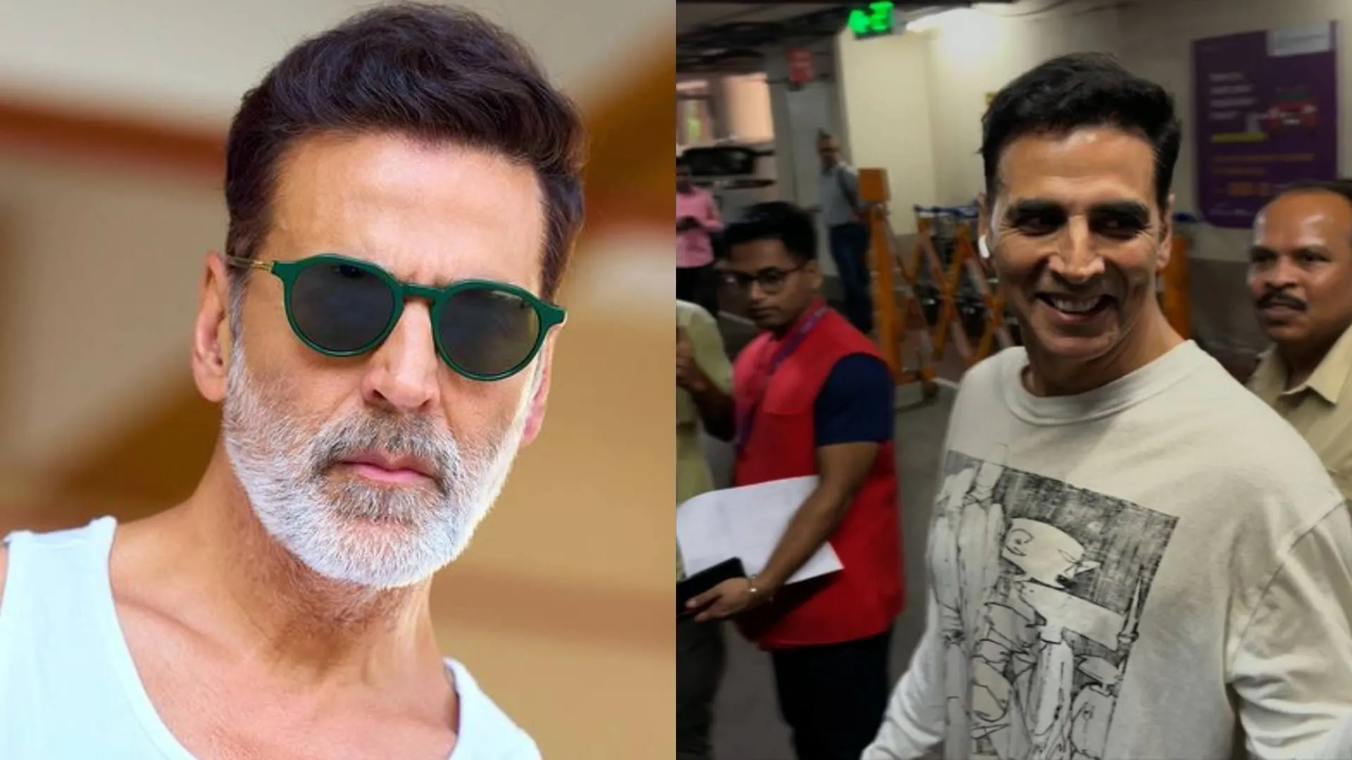 Akshay Kumar:'हाउसफुल 5' की शूटिंग खत्म कर मुंबई लौटे अक्षय कुमार, एयरपोर्ट  पर इस खास चीज को देख हो गए हैरान - Akshay Return From Housefull 5 Shoot  Shocked After Seeing This