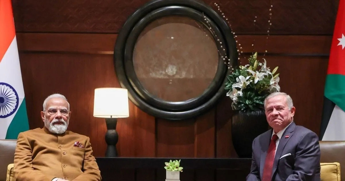 PM Modi Jordan Visit | PM Modi King Abdullah Meeting-भारत&ndash;जॉर्डन रिश्तों को  नई ऊंचाई: 5 अहम समझौते, आतंकवाद पर PM मोदी का सख्त संदेश - News18 हिंदी