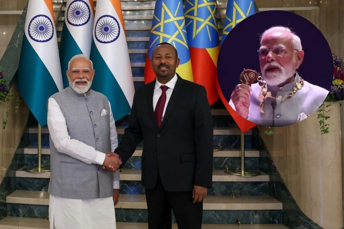 पीएम मोदी के सिर पर सजा एक और ताज, इथियोपिया ने दिया अपना सर्वोच्च सम्मान,  दुनिया के पहले वैश्विक नेता बने | PM Narendra Modi Conferred Ethiopia's  Highest Award first ...