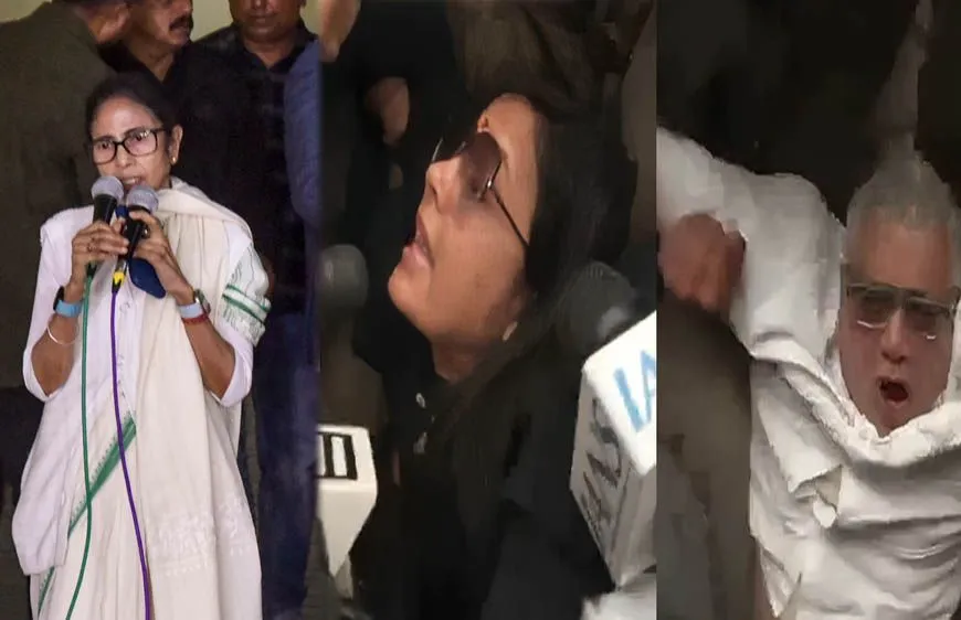 ED रेड के खिलाफ दिल्ली में TMC सांसदों का गृह मंत्रालय के सामने प्रदर्शन,  पुलिस ने किया हिरासत में - Saahas Samachar - Online News Portal for Daily  Hindi News and Updates