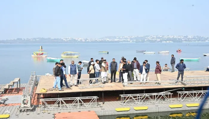 Bhopal: राष्ट्रीय युवा दिवस पर 4K वॉटर प्रोजेक्शन के साथ खेलो एमपी यूथ गेम्स  का ऐतिहासिक शुभारंभ - RNI News