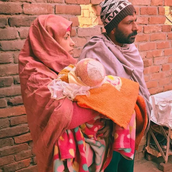 Survivors Salim and Sanya who were forced into bonded labour at a brick kiln in Rohtak, Haryana