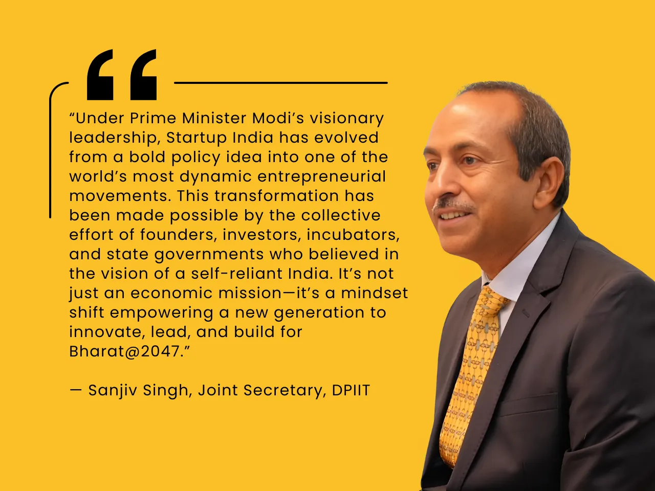 Sanjiv Singh Quote  DPIIT
