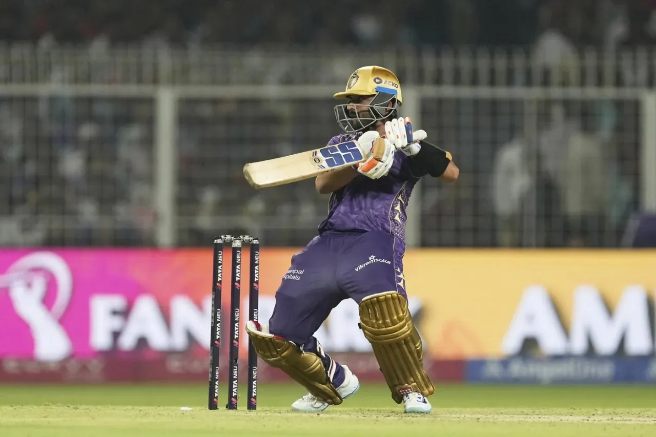 Rahane playing shots