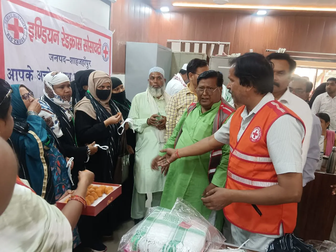 हज यात्री का शाहजहांपुर 