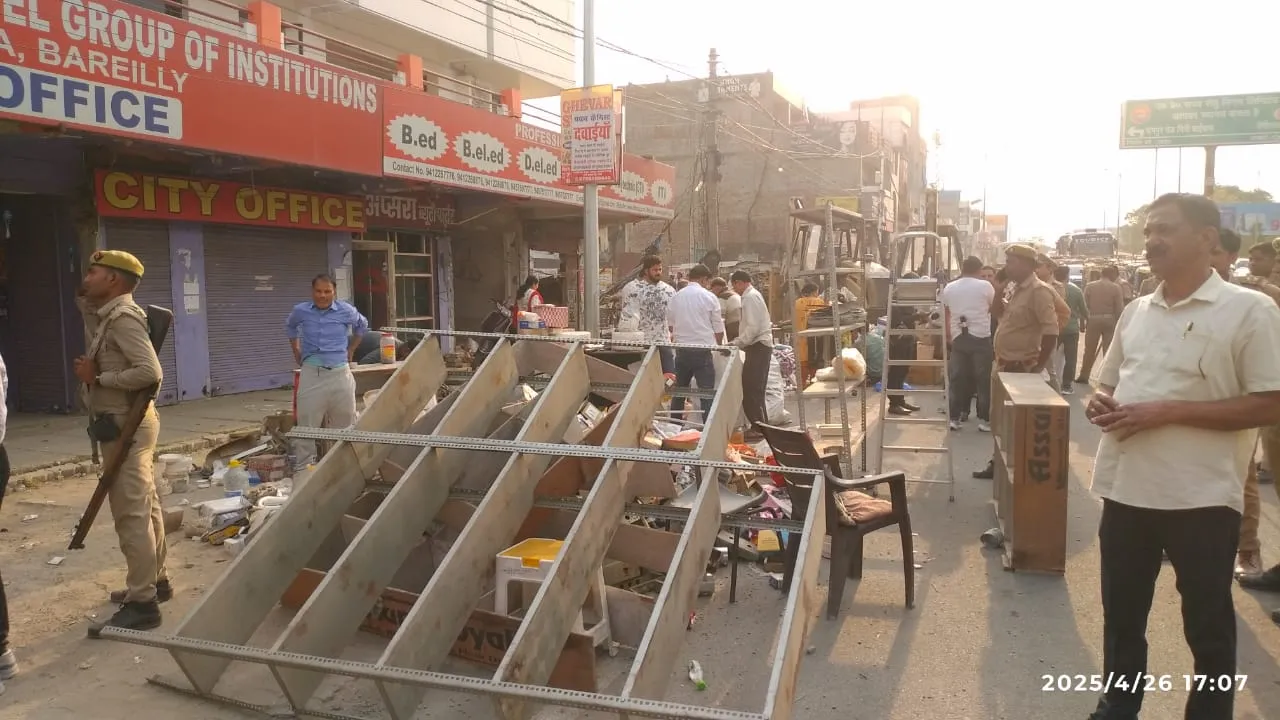 bulldozer on BJP leader1