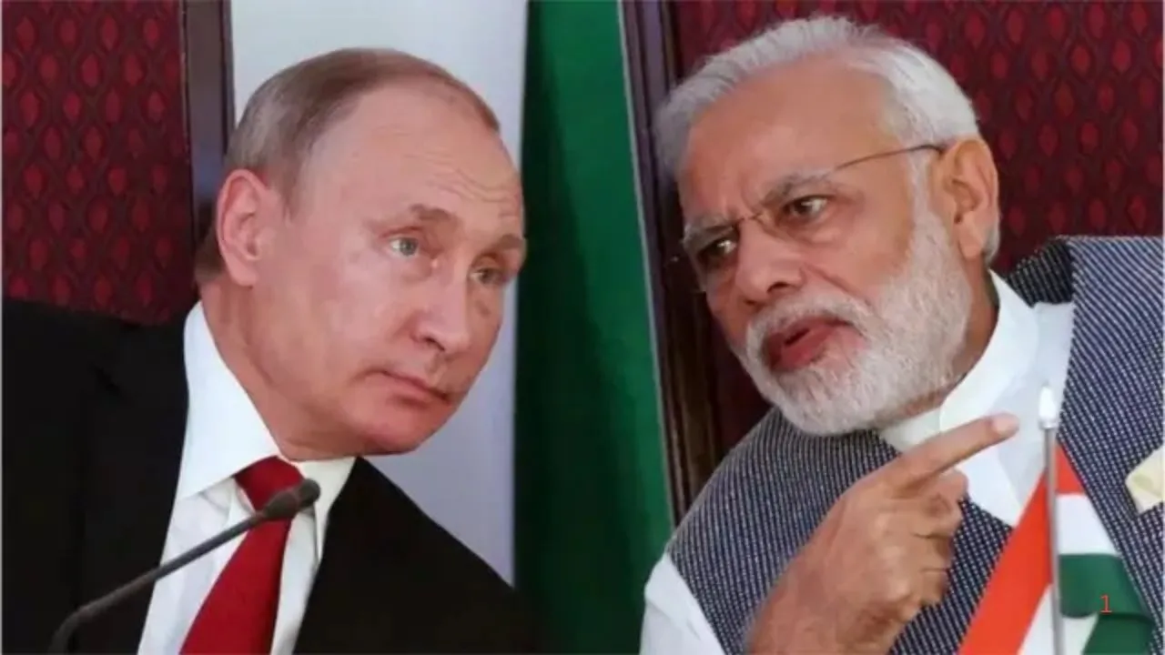 PM Modi with Putin
