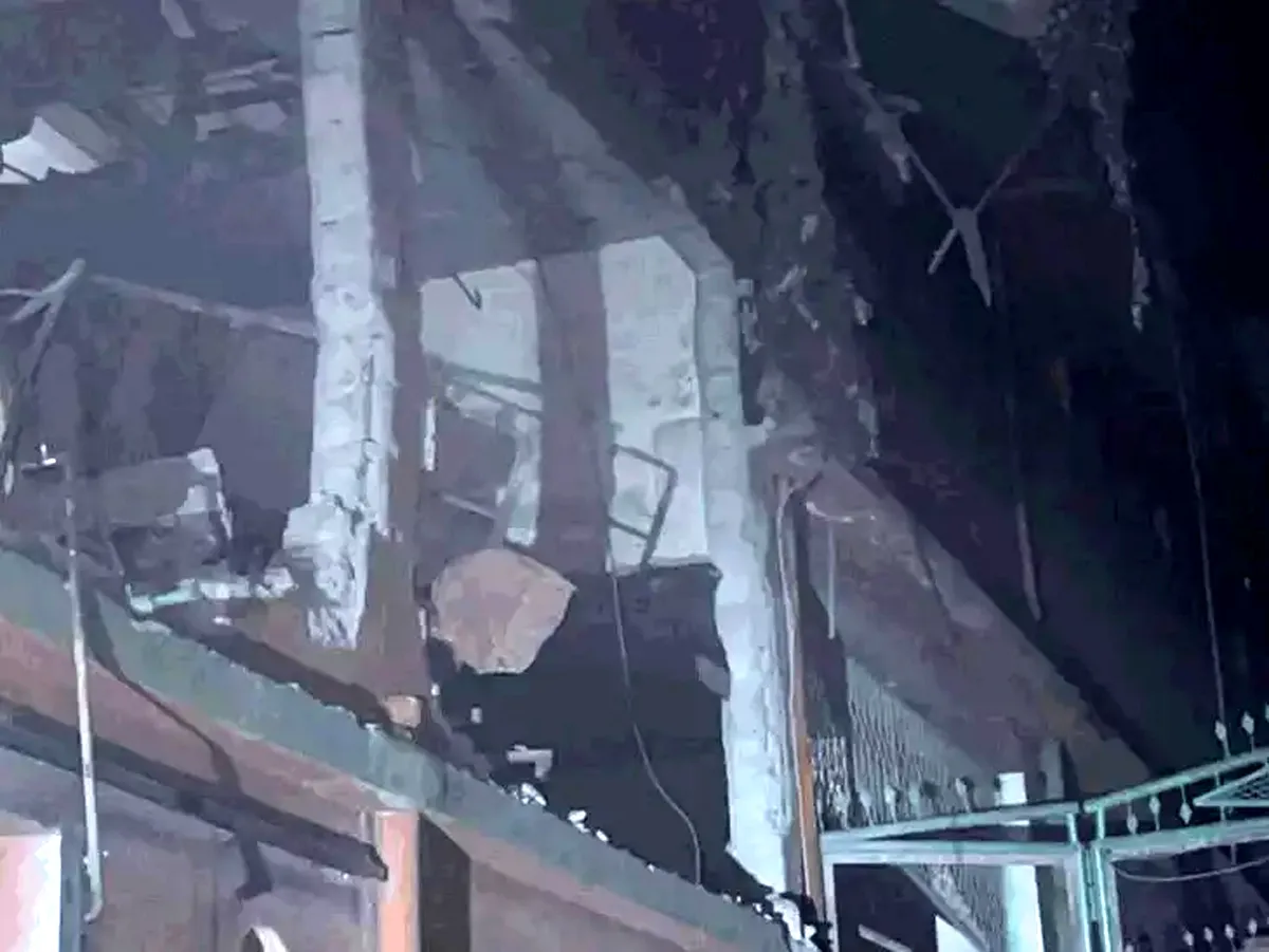 After the air strike