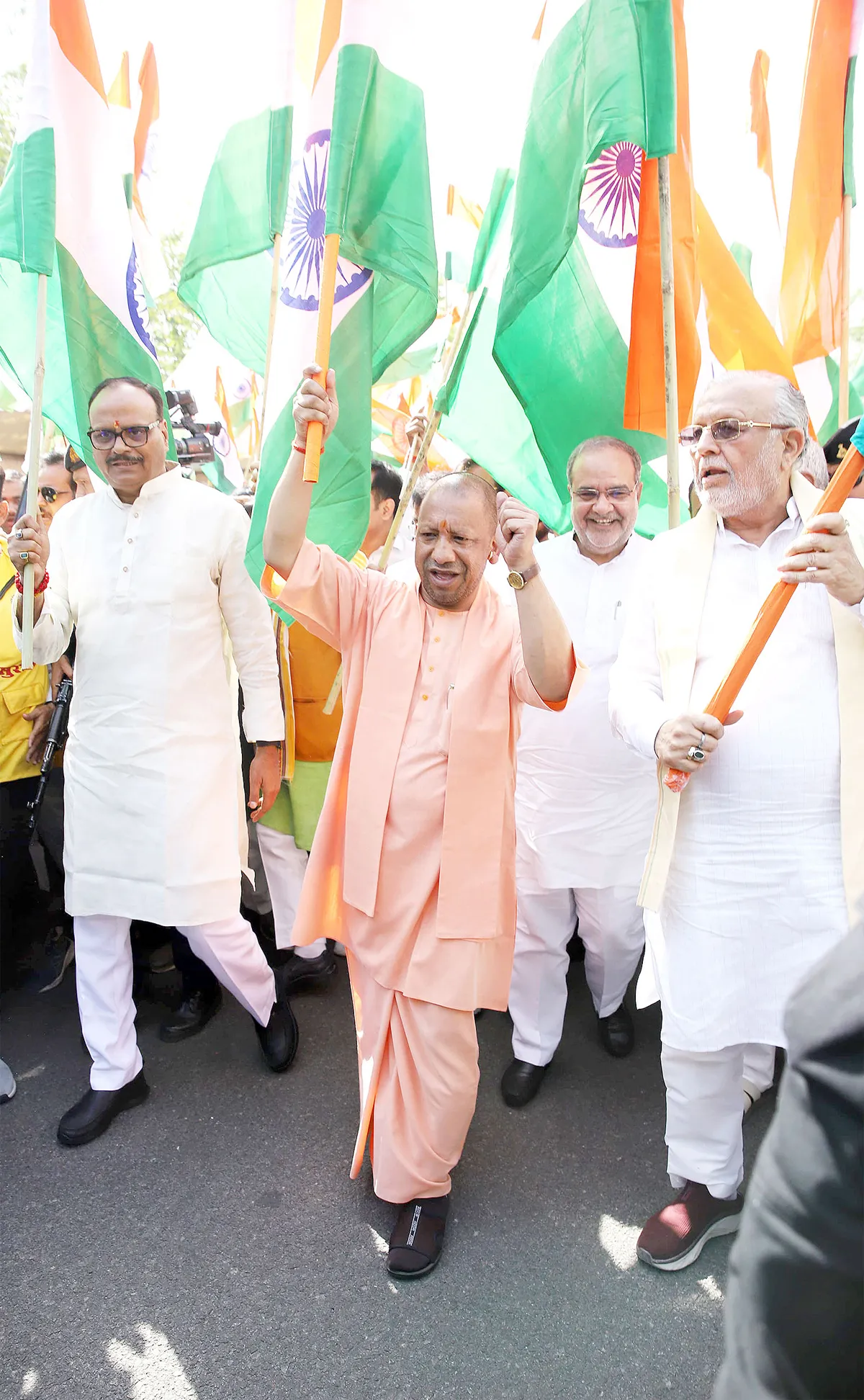 UP CM YOGI,  DCM BRIJESH PATHAK