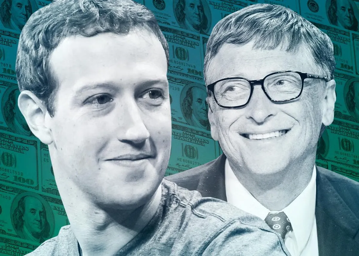 MARK ZUKER BERG BILL GATES