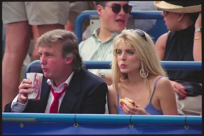 trump with his ex wife