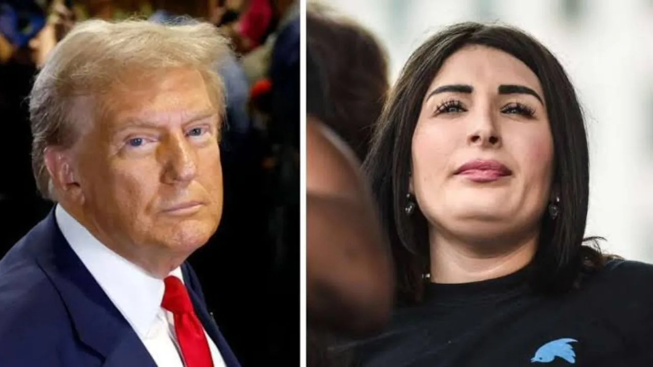 Donald Trump and laura loomer