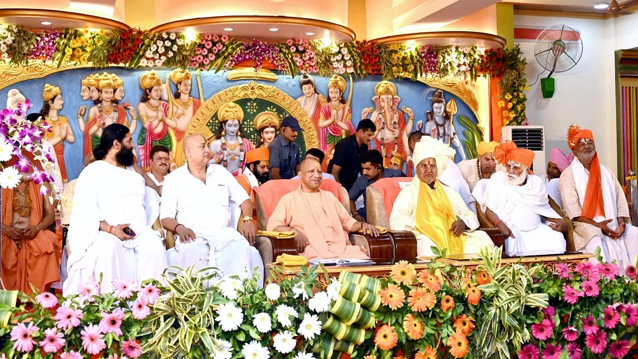 CM Yogi Adityanath inaugurated Sri Hanuman Katha Mandapam Ayodhya